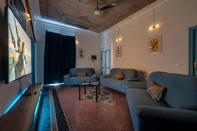 Area soggiorno di 326 - Cinema's Fan House - Nel centro di Sestri Levante a 200M dal mare