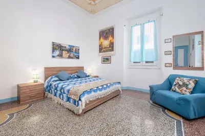 Letto o letti in una camera di 326 - Cinema's Fan House - Nel centro di Sestri Levante a 200M dal mare