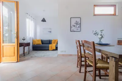 Area soggiorno di 306 - Casa San Bernardino, Relax nel verde di Sestri, A 10 minuti di auto dal Centro e dal Mare