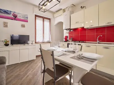 Cucina o angolo cottura di Lungastretta Apartment - Cremona Center