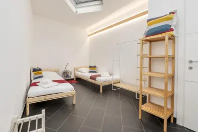 Letto o letti in una camera di Dépendance dei Fieschi