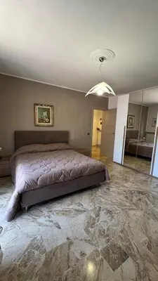 Letto o letti in una camera di Emilia Tre camera in appartamento bagno privato