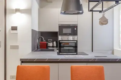 Cucina o angolo cottura di Modena Historic Center - Elegant Family Apartment