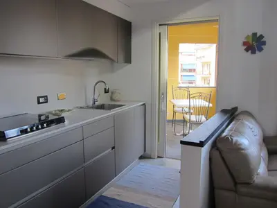 Cucina o angolo cottura di Caruggio 49 Attico con parcheggio Sestri Levante