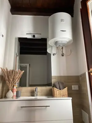 Cucina o angolo cottura di Delizioso monolocale nel centro storico di Modena