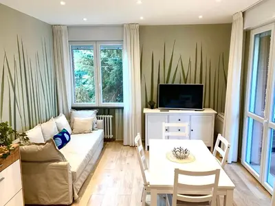 Area soggiorno di Modern 90sqm Apt - Ideal Base for Parma & Modena
