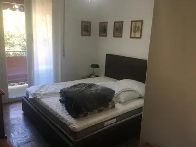 Letto o letti in una camera di Apartment Wohnung in Rapallo by Interhome