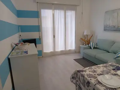 Area soggiorno di Apartment Seestern by Interhome