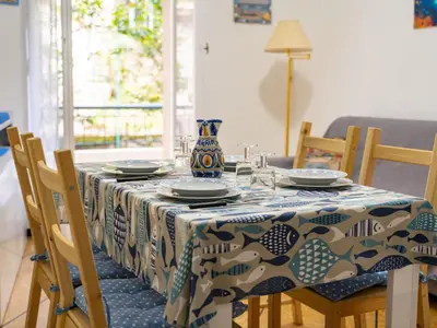 Area soggiorno di Apartment Haus Edda by Interhome