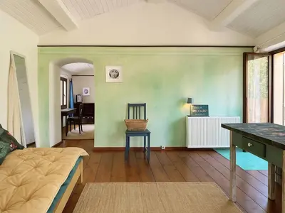 Area soggiorno di Holiday Home Villa Garibaldino by Interhome