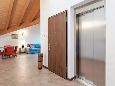 Area soggiorno di Apartment Penthouse - Doppelbett und Doppelschlafcouch by Interhome