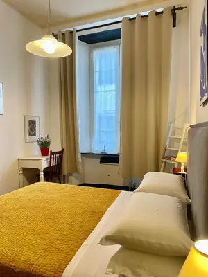 Letto o letti in una camera di studio livia