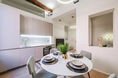 Cucina o angolo cottura di L'Antico Moderno Boutique Apartment