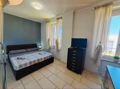 Letto o letti in una camera di Appartamento Valentina
