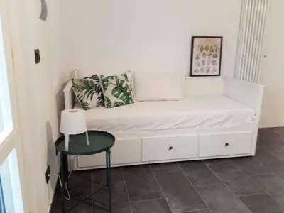 Letto o letti in una camera di Casa Margali