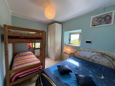 Letto o letti in una camera di Casa Gra - Stunning Stonehouse With Garden