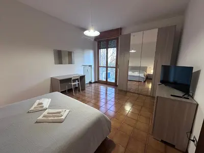 Letto o letti in una camera di Hospital - WI-FI 3 Bedrs