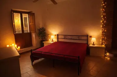 Letto o letti in una camera di Residenza Il Castello Tre