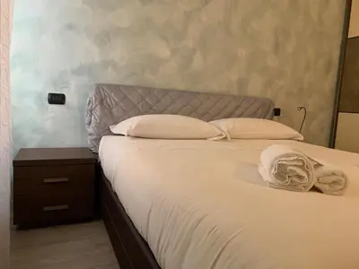 Letto o letti in una camera di Borgo San Silvestro