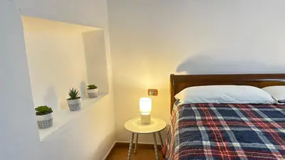 Letto o letti in una camera di La Corte in pietra di Betty- Oltrepò Pavese - Pavia