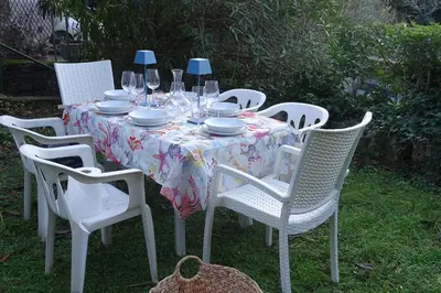 Giardino di Villa Rosa primo piano