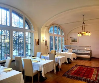 Area soggiorno di Villa Verde Bed and Breakfast