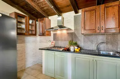 Cucina o angolo cottura di Panoramic Villa With Pool In Lunigiana
