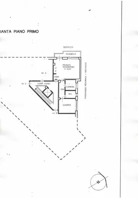 Planimetria di Trilocale Santa Caterina - Silent Bay Apartments