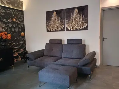 Area soggiorno di Trilocale Santa Caterina - Silent Bay Apartments