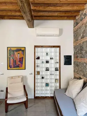 Area soggiorno di Casa Azul