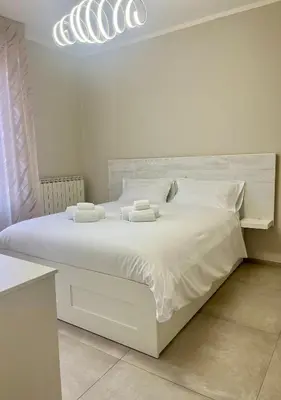 Letto o letti in una camera di Casa Bianca