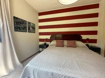 Letto o letti in una camera di Apartment 'Il Bosco' mit Terrasse by Interhome