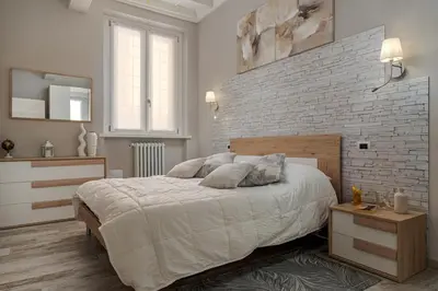 Letto o letti in una camera di Bici gratis e Wi-Fi a 5 Min dal Ducale