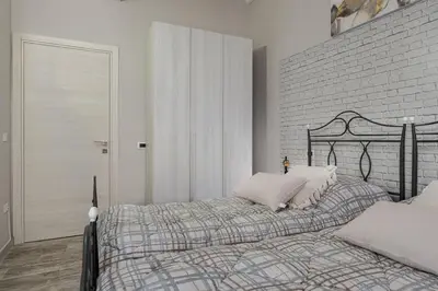 Letto o letti in una camera di Bici gratis e Wi-Fi a 5 Min dal Ducale