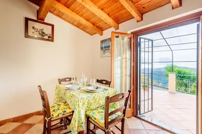 Balcone o terrazza di sea view - private pool overlooking the sea