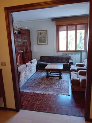 Area soggiorno di Borgotaro Apartment
