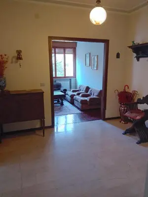 Area soggiorno di Borgotaro Apartment