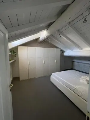 Letto o letti in una camera di Casa sul glicine
