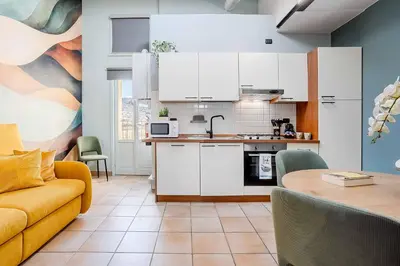 Cucina o angolo cottura di Casa Mameli in The Heart of City