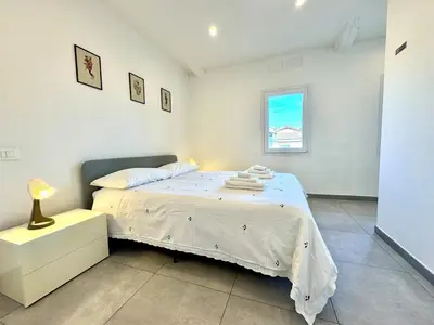 Letto o letti in una camera di Sky Suite