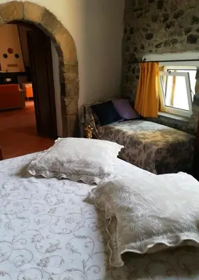 Letto o letti in una camera di Bettyhouse