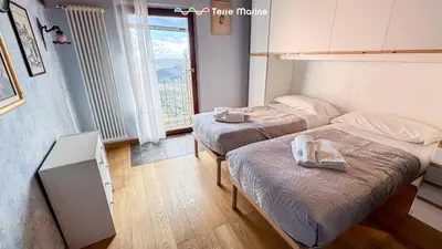 Letto o letti in una camera di Il Torchio, Terre Marine