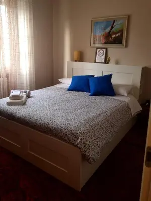 Letto o letti in una camera di Casa Fenice