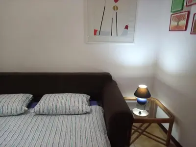 Letto o letti in una camera di La casa di Ele&Giò, Lodi Viale Rimembranze