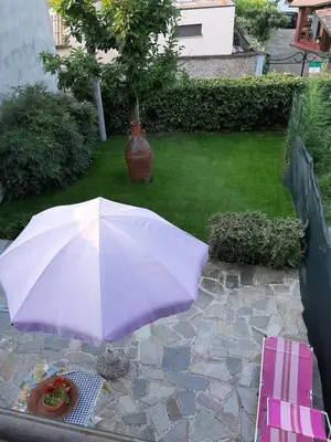 Giardino di Quiet house in the green of the Po Valley costa de' Nobili pv
