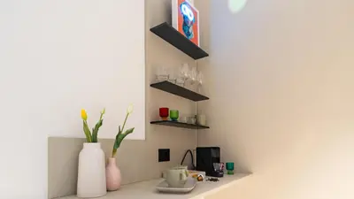 Set per la preparazione di tè e caffè presso DOMUS 1435 - Iconic Suites in Centro