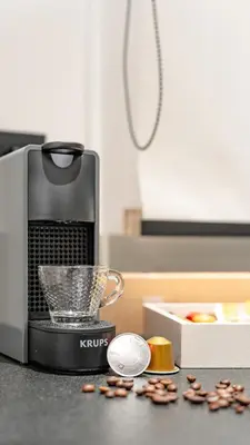 Set per la preparazione di tè e caffè presso DOMUS 1435 - Iconic Suites in Centro