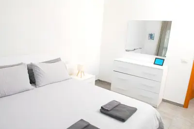 Letto o letti in una camera di Cinque Terre Break with parking and aircon