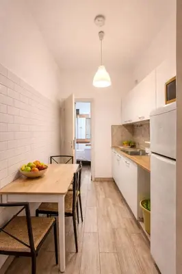 Cucina o angolo cottura di Parma Station Rooms