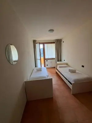Letto o letti in una camera di Sole
